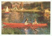 Pierre Renoir Boating on the Seine oil on canvas